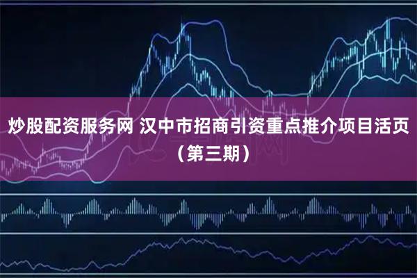 炒股配资服务网 汉中市招商引资重点推介项目活页（第三期）